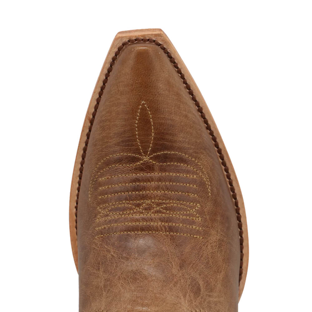 Black Star Womens Victoria Western Boots Caramel - WBSN034 - Image 3
