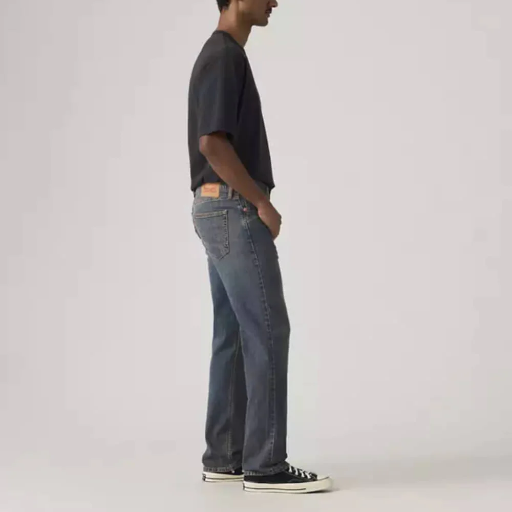 Levi's Mens 514™ Straight Fit Jeans Soak It In Od - Medium Wash - 005142084 - Image 3