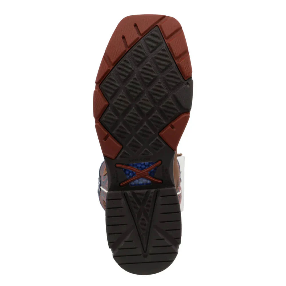 Twisted X Mens Cellstretch 12" Leather Boots Mocha - MXBAW01 - Image 3